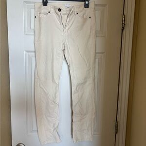 J. Jill Cream Slim Jeans